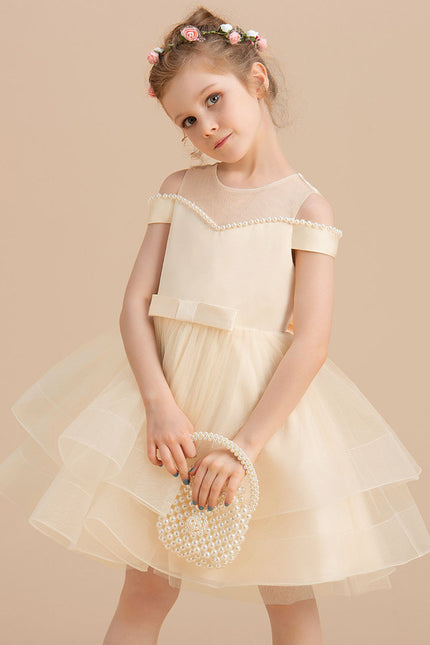 Robe Cérémonie Tulle Crème - gallery 5