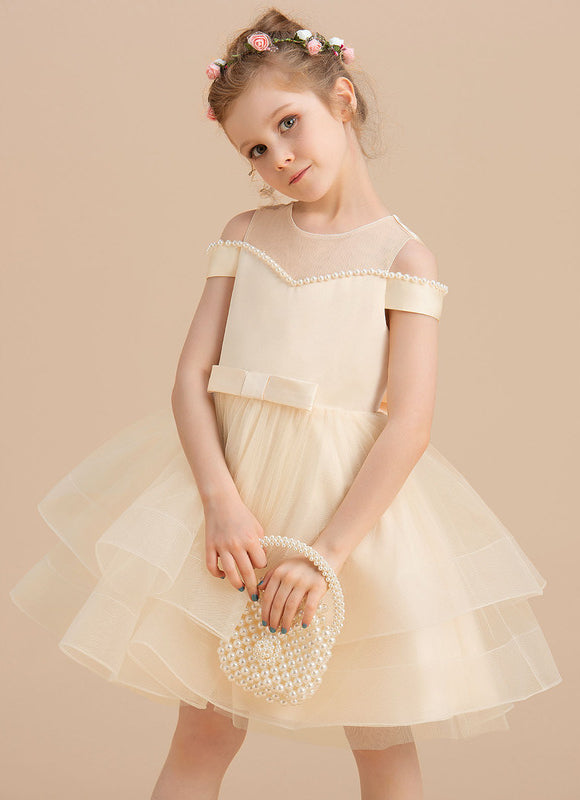 Robe Cérémonie Tulle Crème - gallery 5