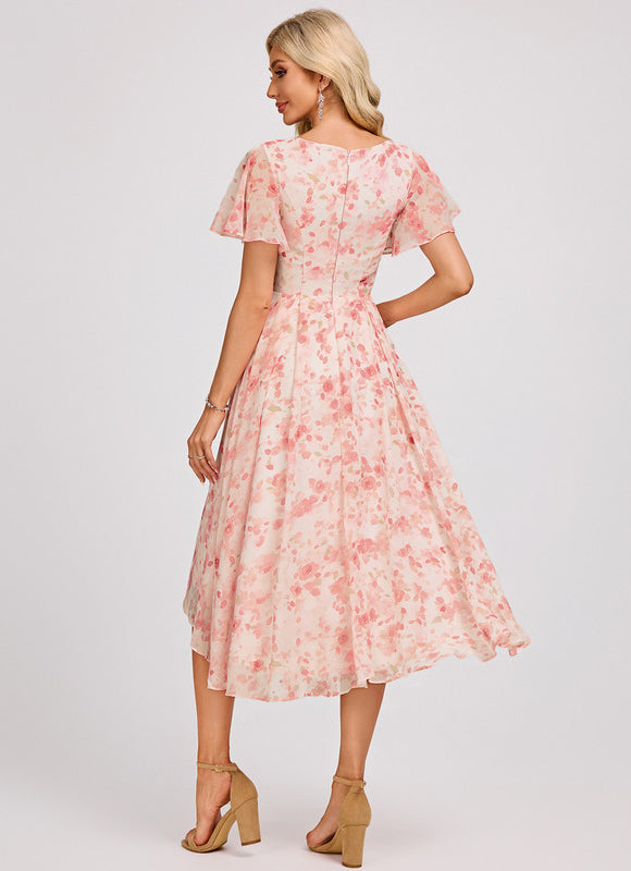 Robe Cérémonie Fluide Marine Élégante - gallery 5