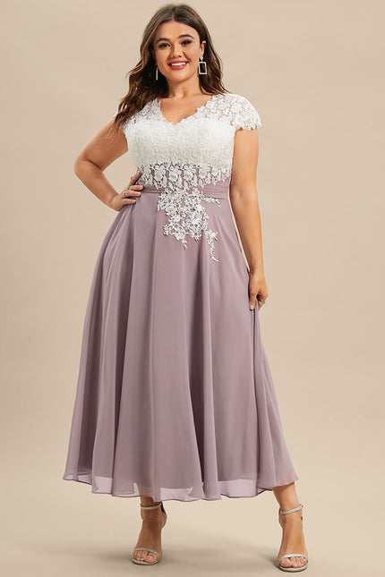 Robe Cérémonie Élegante Violet - gallery 5