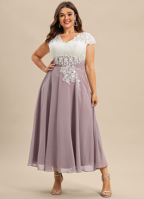 Robe Cérémonie Élegante Violet - gallery 5