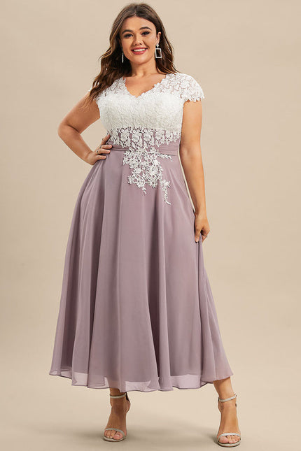 Robe Cérémonie Élegante Violet - gallery 5