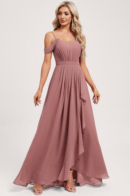 Robe Cérémonie Mousseline Rose - gallery 1