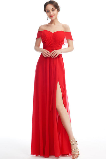 Robe Cérémonie Élégante À Décolleté