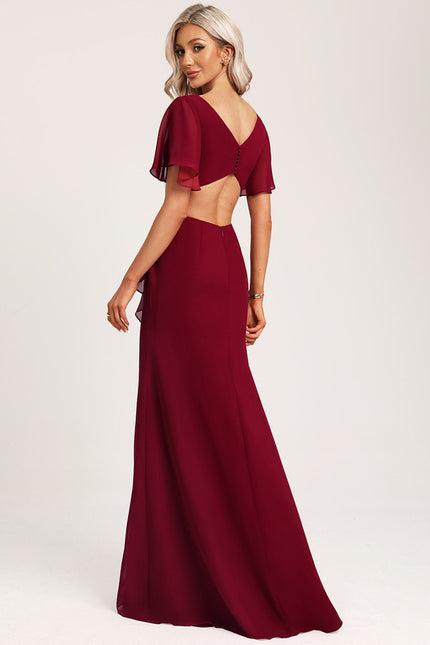 Robe Cérémonie Longue Volants Rose - gallery 4