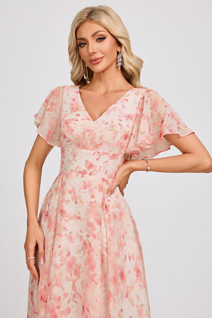 Robe Cérémonie Fluide Marine Élégante - gallery 4