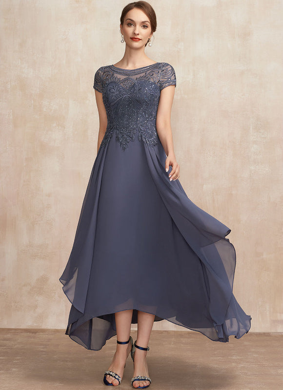 Robe Cérémonie En Dentelle Marine