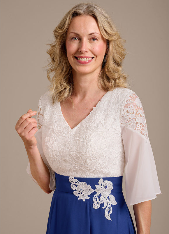 Robe Bleu Roi Ceremonie - gallery 1