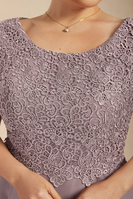 Robe Cérémonie Mousseline Lavande - gallery 7