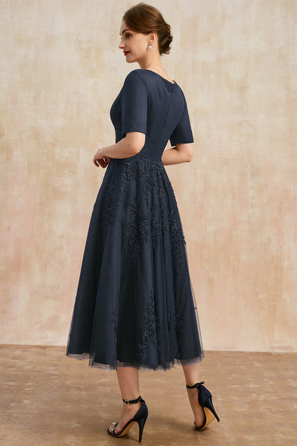 Robe Cérémonie Marine Élégante - gallery 5