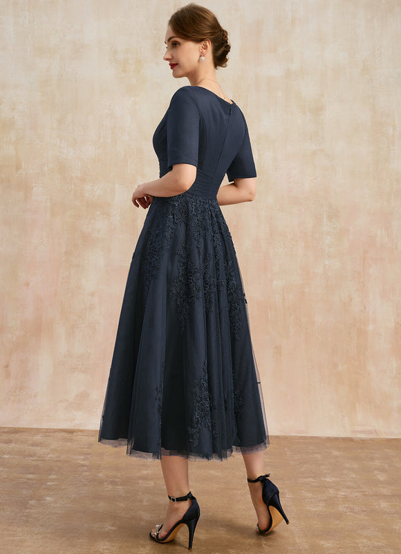 Robe Cérémonie Marine Élégante - gallery 5