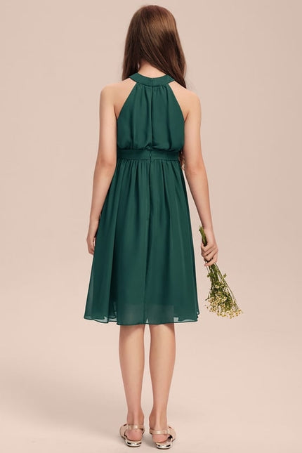Robe Cérémonie Vert Émeraude Chic - gallery 5
