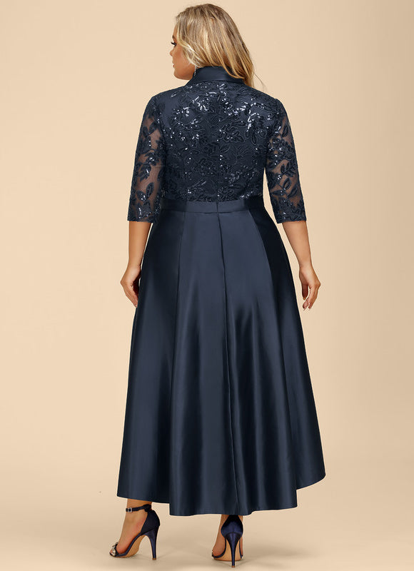 Robe Cérémonie Satinée Nuit - gallery 8