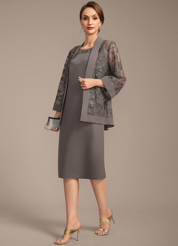 Robe Cérémonie Grise Élégante - gallery 3