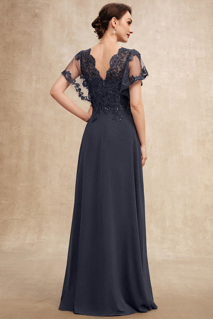 Robe Cérémonie Longue Bleu Royal - gallery 3