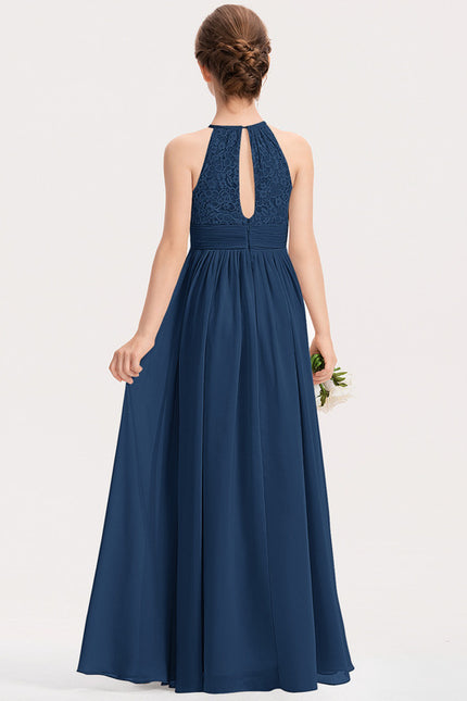 Robe Cérémonie Longue Rose Douce - gallery 1