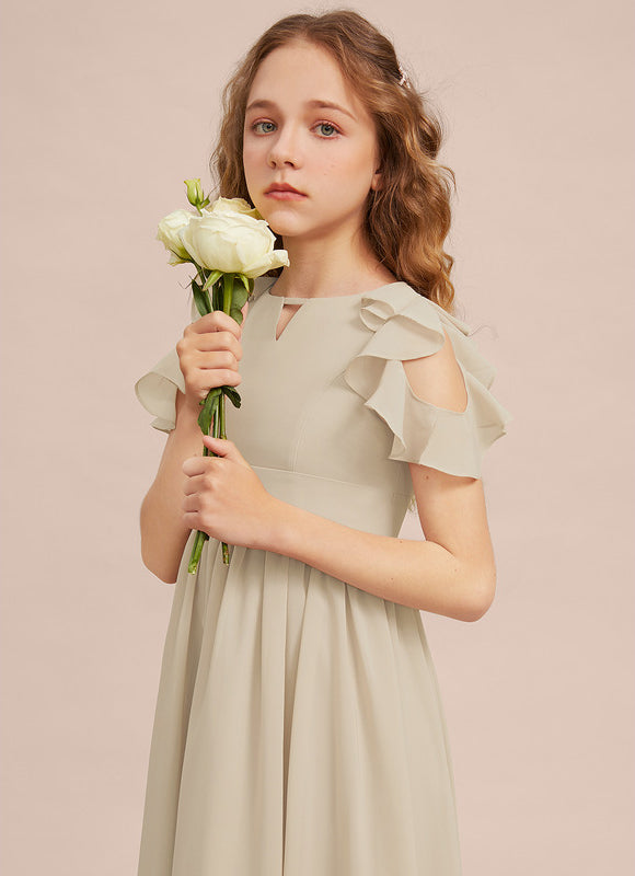 Robe Cérémonie Mousseline Marine - gallery 3