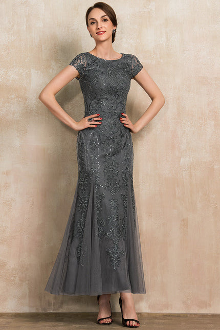 Robe Cérémonie Élégante Argentée - gallery 3