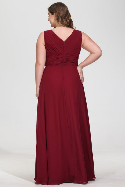 Robe Cérémonie Longue Volants Rose - gallery 8