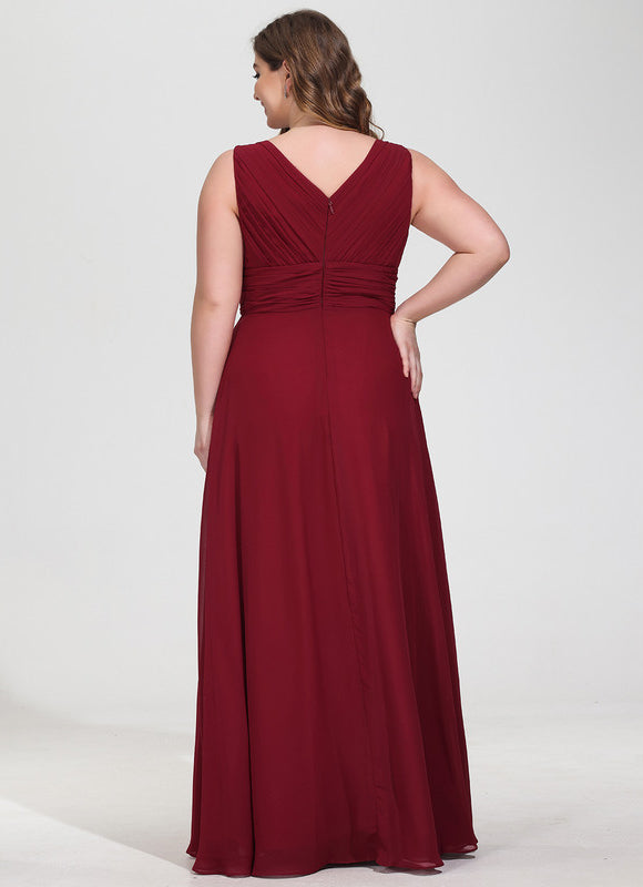 Robe Cérémonie Longue Volants Rose - gallery 8