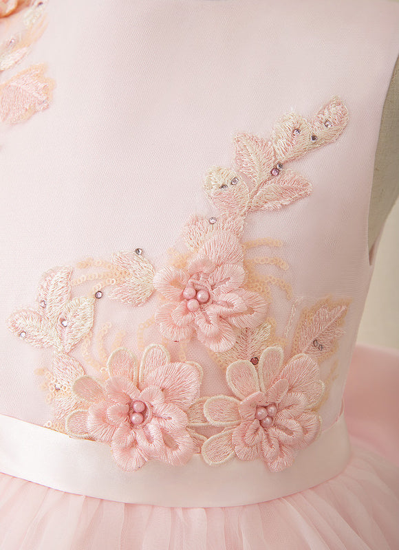 Robe Cérémonie Fête Rose - gallery 4