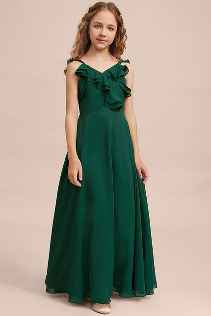 Robe Cérémonie Longue Vert Deau - gallery 6