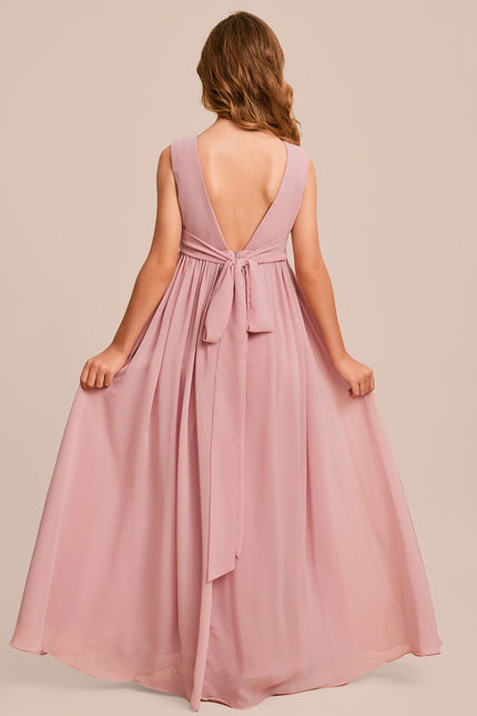 Robe Cérémonie Élégance Florale Rêveuse - gallery 1