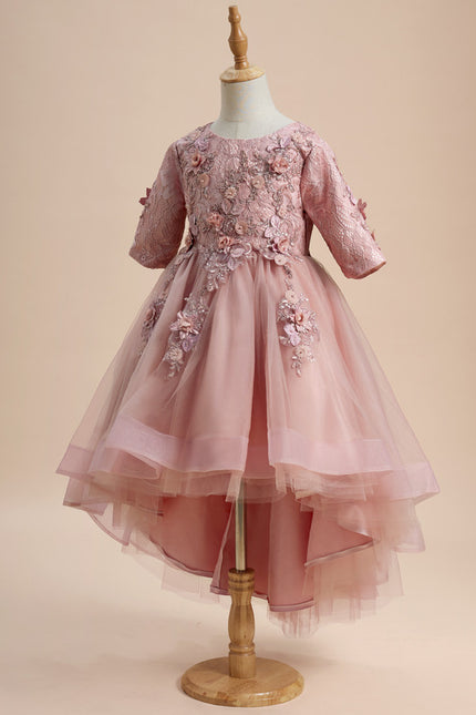 Robe Cérémonie Mariage Tulle Fille - gallery 5