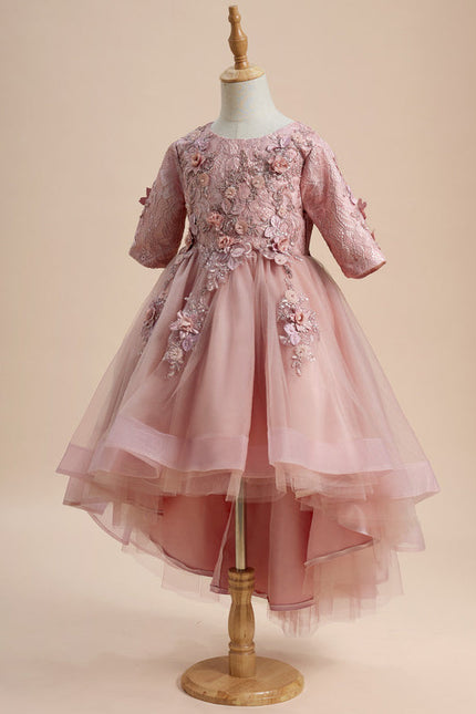 Robe Cérémonie Mariage Tulle Fille - gallery 5
