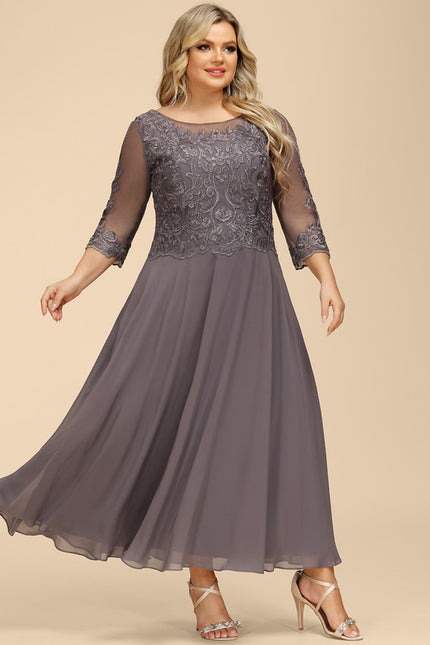 Robe Cérémonie Longue Élégante Bleu - gallery 6