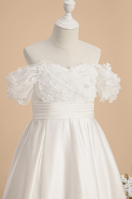 Robe Ceremonie Blanche Fille - gallery 2