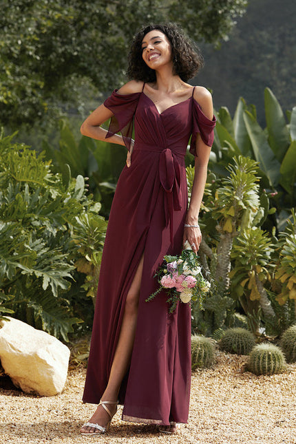 Robe Cérémonie Longue Volants Rose - gallery 7