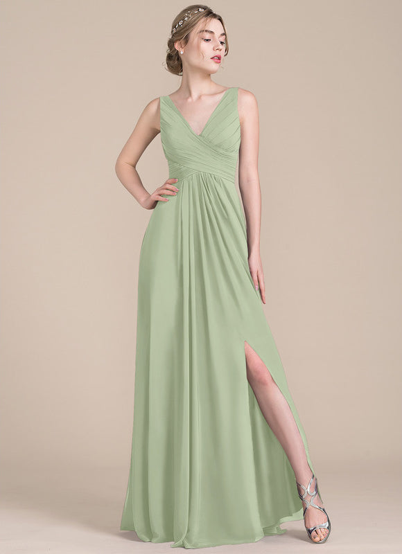 Robe Cérémonie Longue Volants Rose