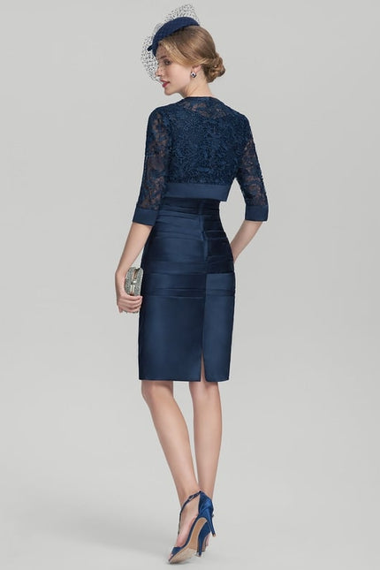 Robe Cérémonie Satinée Contemporaine - gallery 3