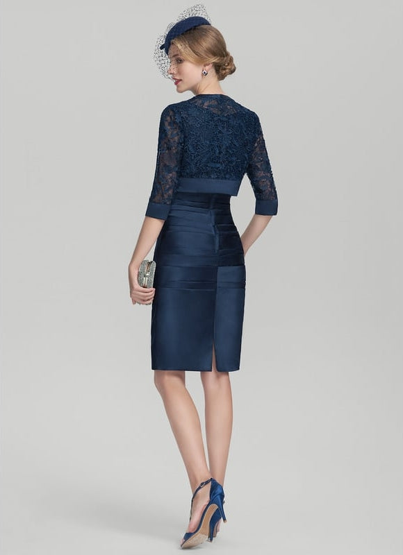 Robe Cérémonie Satinée Contemporaine - gallery 3