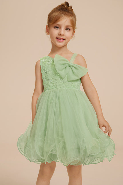 Robe Cérémonie Tulle Verte - gallery 7