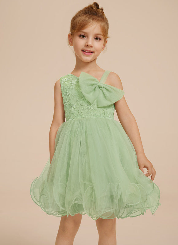 Robe Cérémonie Tulle Verte - gallery 7