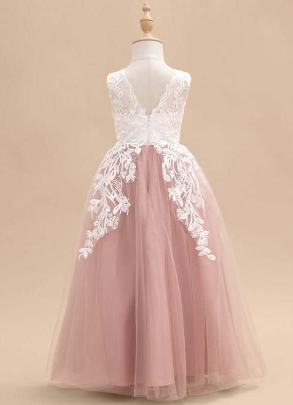 Robe Cérémonie Tulle Navy Floral - gallery 4