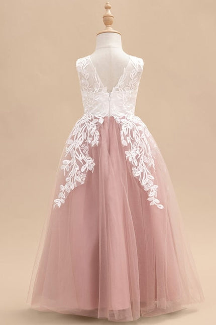 Robe Cérémonie Tulle Navy Floral - gallery 4