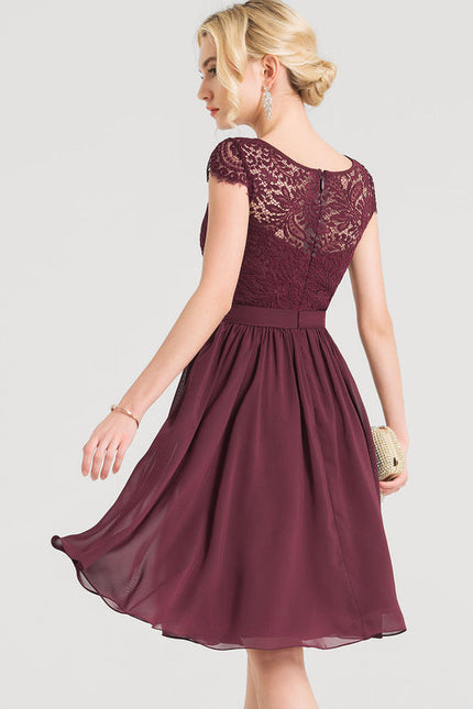 Robe Cérémonie Violet Élégant - gallery 2