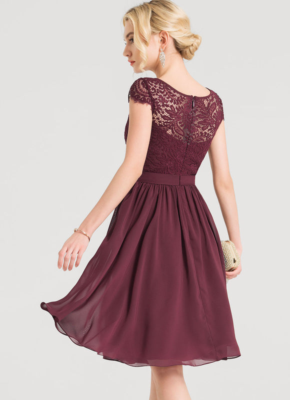 Robe Cérémonie Violet Élégant - gallery 2