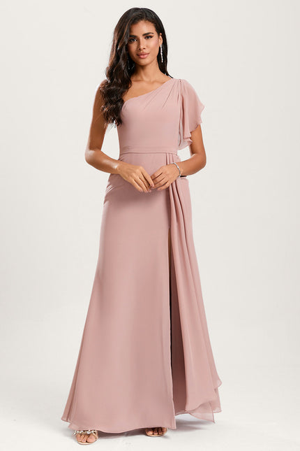 Robe Cérémonie Asymétrique Fluide - gallery 2
