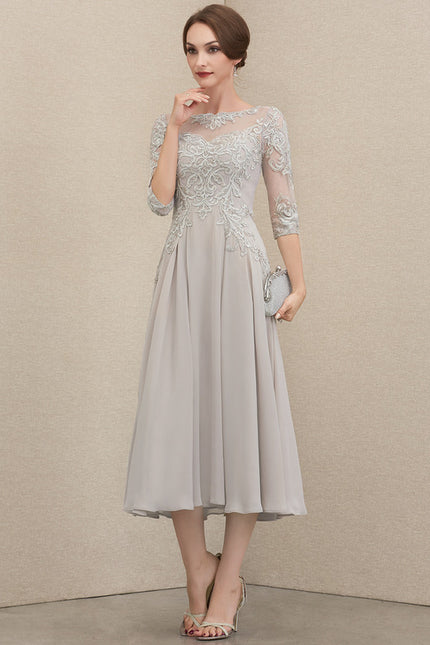 Robe Cérémonie Élégance Argentée - gallery 1