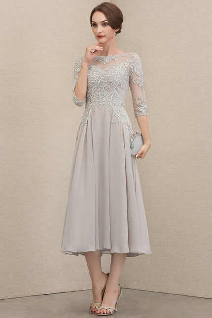 Robe Cérémonie Élégance Argentée - gallery 1