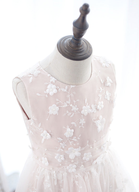 Robe Cérémonie Fleurie Étoilée - gallery 3