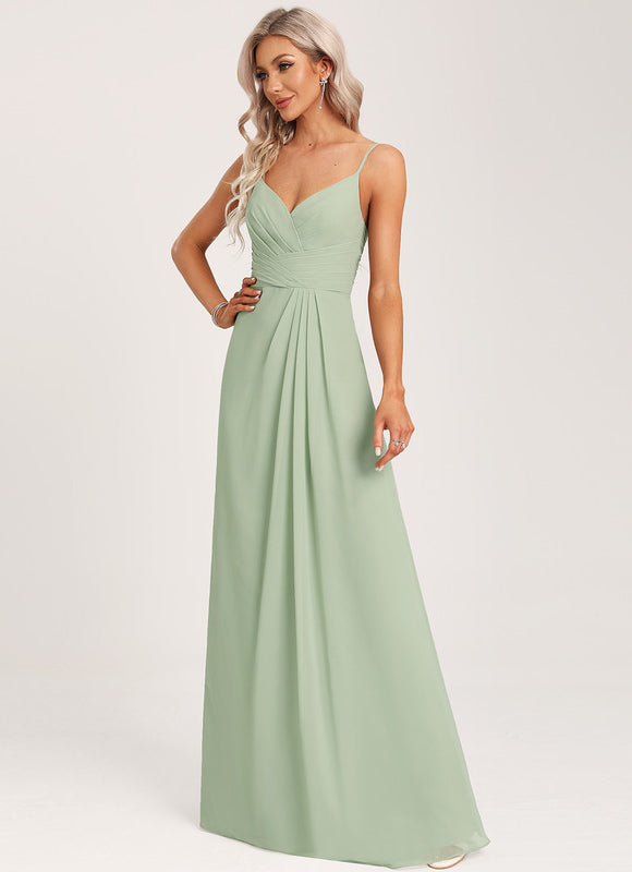 Robe Cérémonie Longue Volants Rose - gallery 3