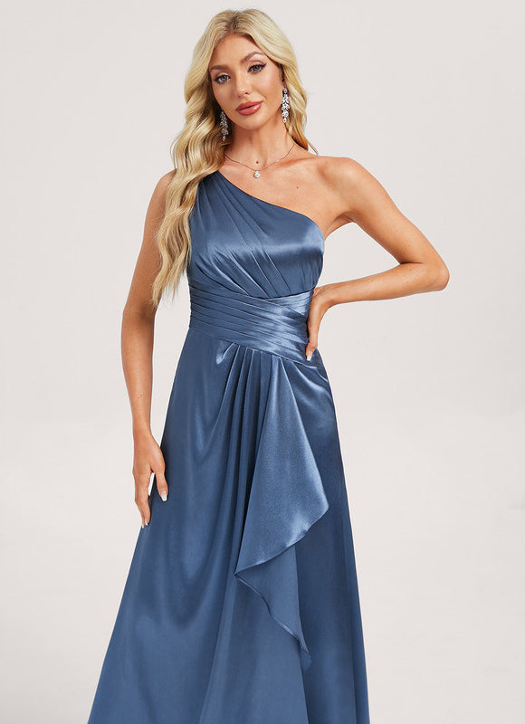 Robe Cérémonie Fluide Satinée - gallery 3