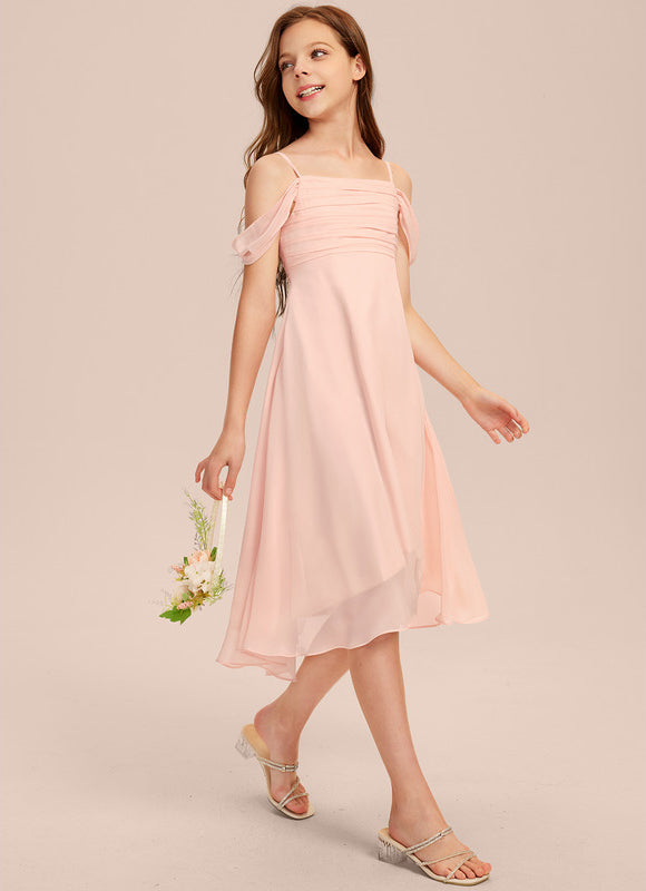 Robe Cérémonie Mousseline Vert Tendre - gallery 9