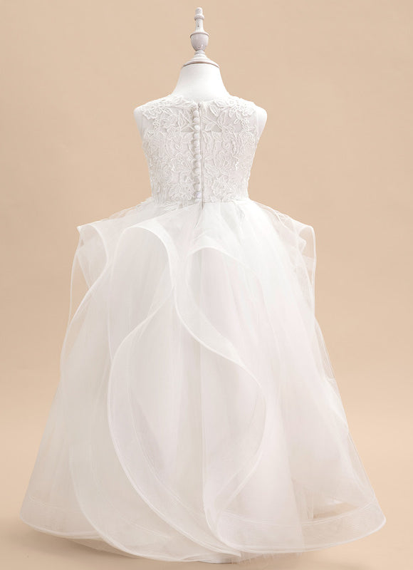 Robe Cérémonie Tulle Ivoire - gallery 4