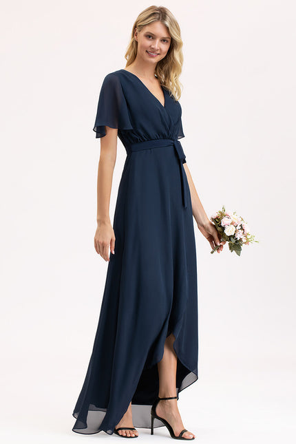 Robe Cérémonie Élégance Marine Évasée - gallery 3